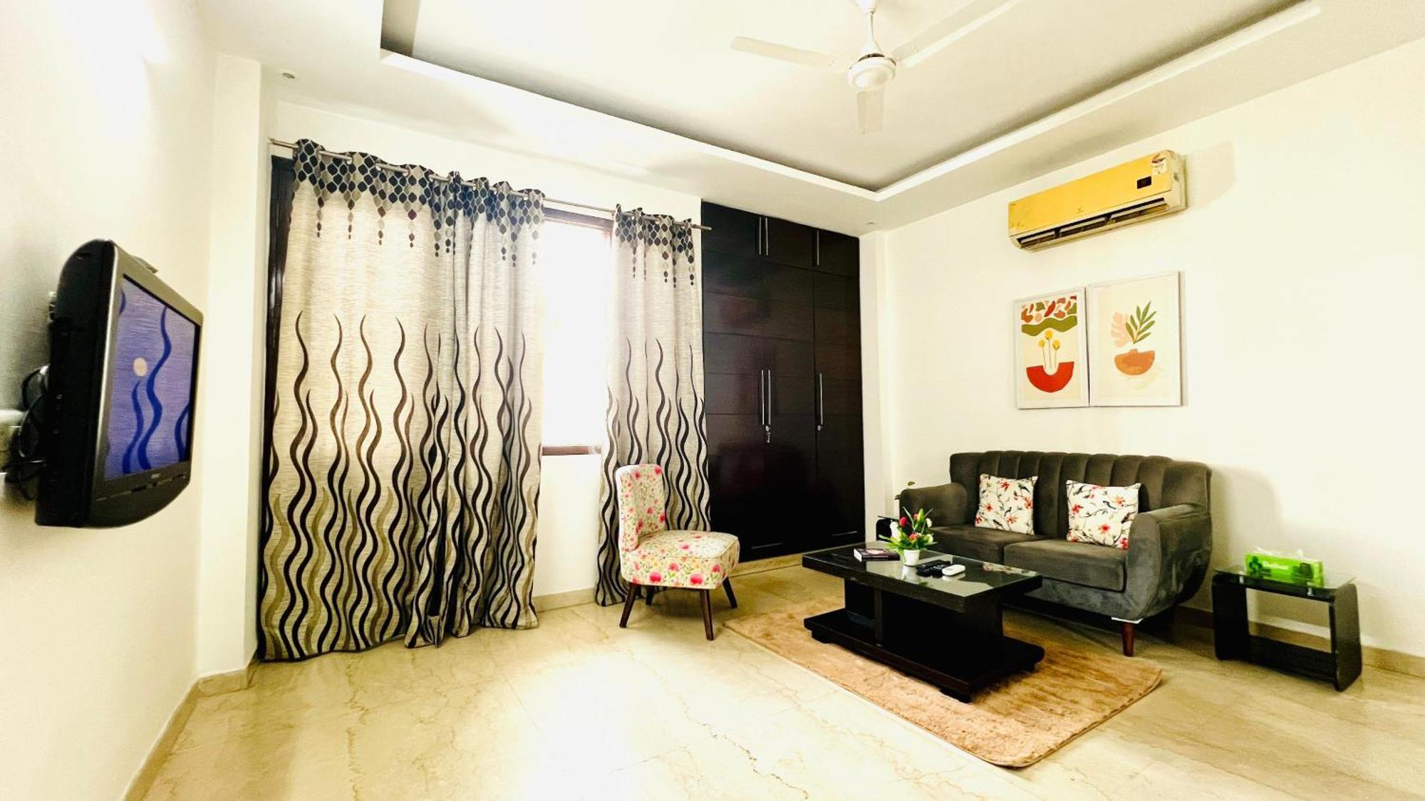 Olive Serviced Apartments - Defence Colony Yeni Delhi Oda fotoğraf